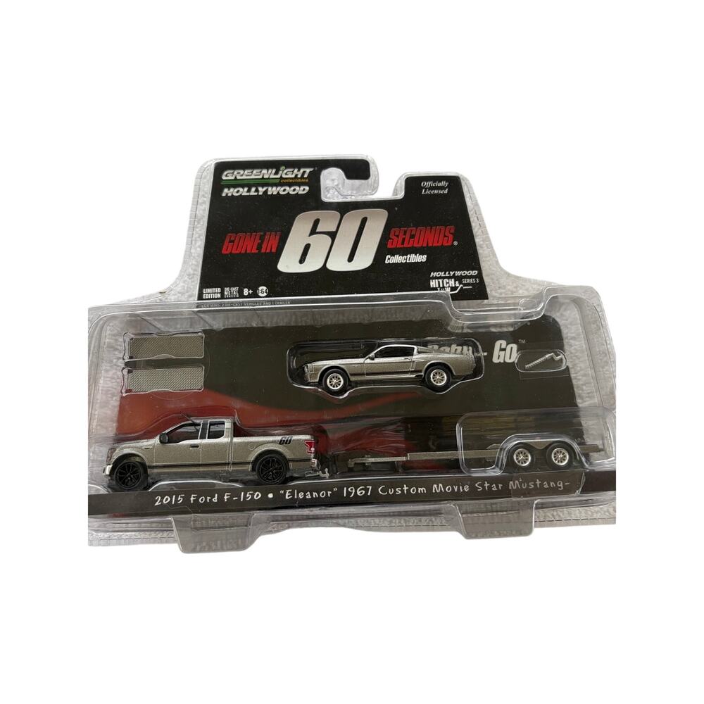 Greenlight Hollywood Gone In 60 Seconds 2015 F-150, 1967 Eleanor Custom Mustang